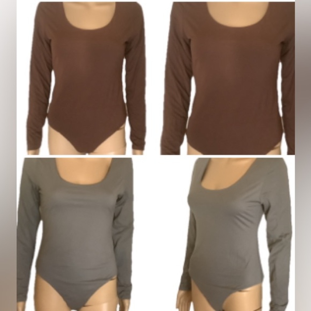Pumiey bodysuit women’s XL scoop neck